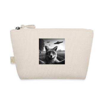 Fox Reynar Funny Graphic Selfie with UFOs Weird Al - Organic Pouch - nature - Front