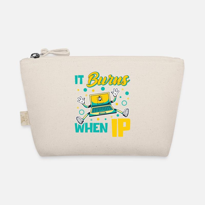 Lustiger Spruch "It Burns when i Pee"! Bio-Täschchen