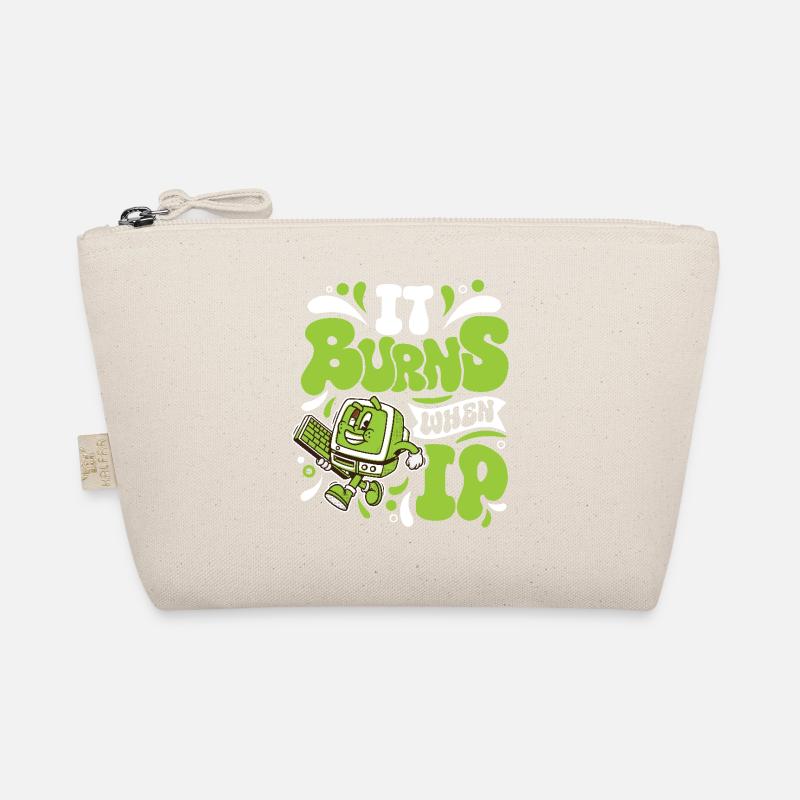 Lustiger Spruch "It Burns when i Pee"! Bio-Täschchen