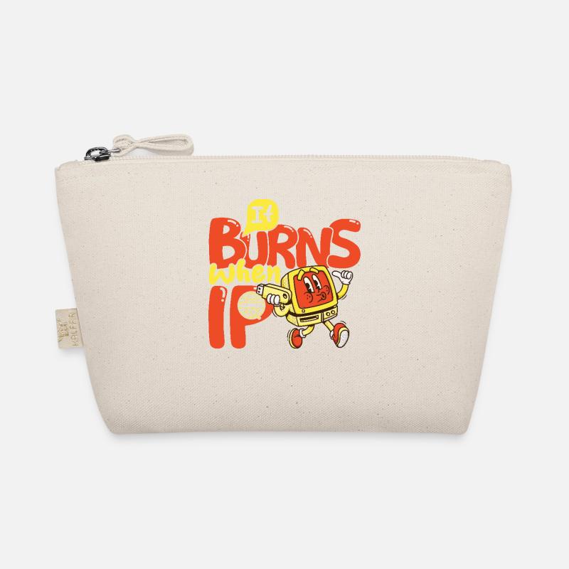 Lustiger Spruch "It Burns when i Pee"! Bio-Täschchen