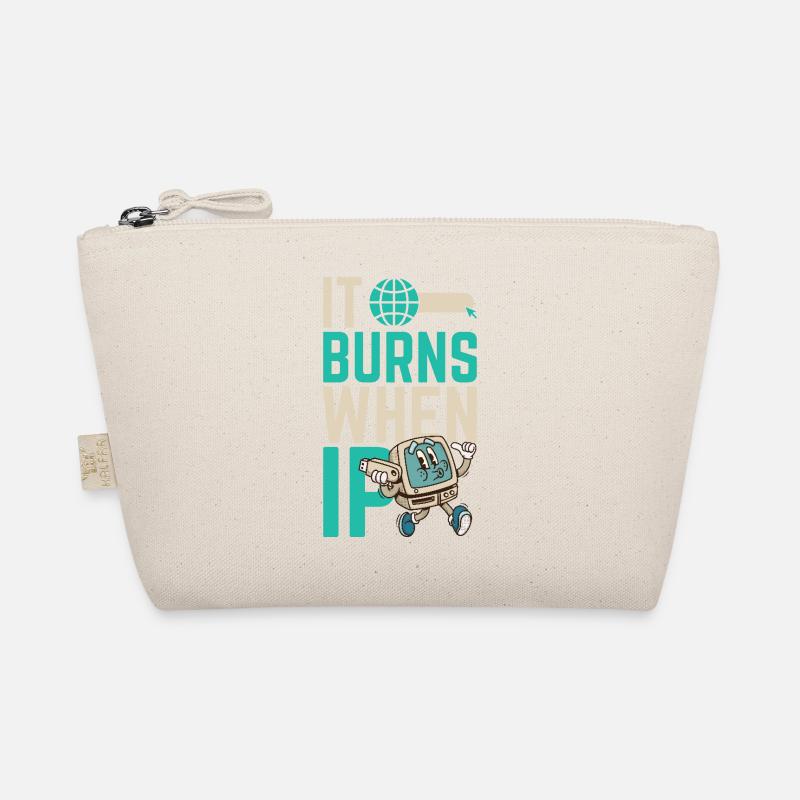 Lustiger Spruch "It Burns when i Pee"! Trousse biologique
