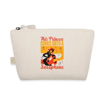 Saxophone This Princess Comes With - Organic Pouch - nature - Front