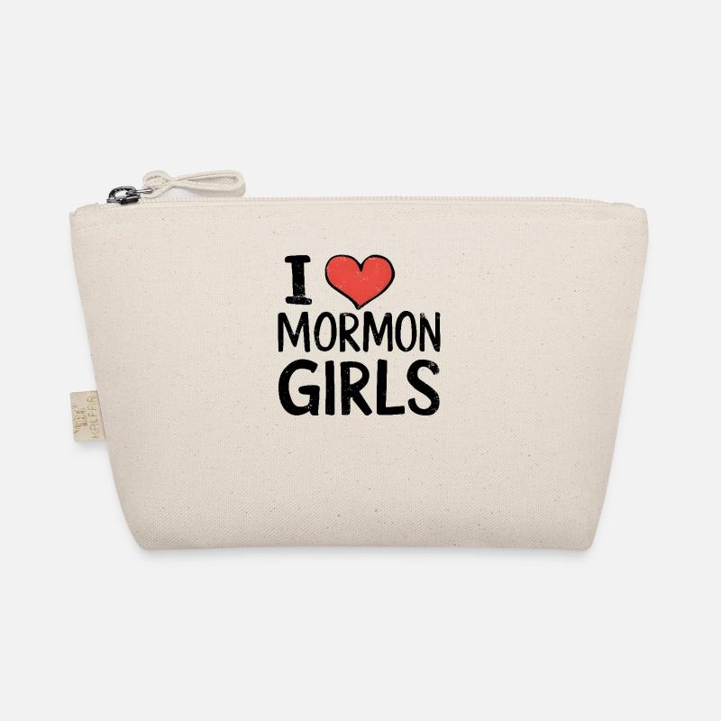Ich liebe Mormonen Mädchen Bio-Täschchen