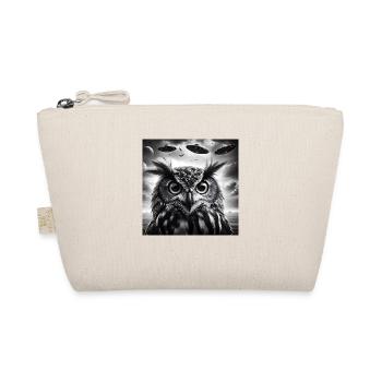 hibou drôle Selfie graphique avec des OVNI Extraterrestres étranges Sc - Trousse biologique - nature - Devant