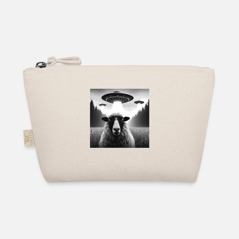 Sheep ram, lamb Funny Graphic Selfie with UFOs Wei Bio-Täschchen