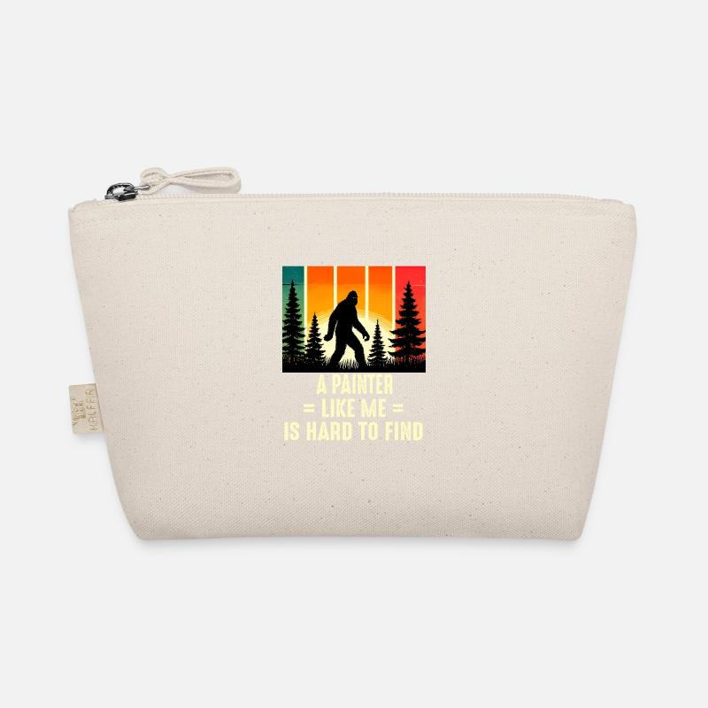 Painter Is Hard To Find, Funny Bigfoot Sasquatch Organic Pouch