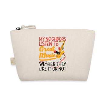 Saxophones My Neighbors Listen To - Organic Pouch - nature - Front