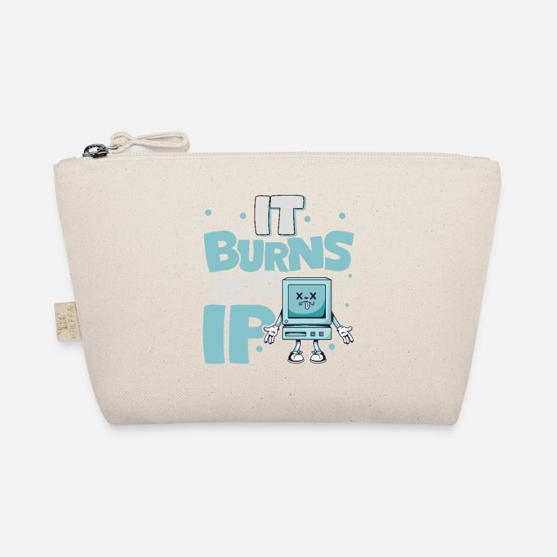 Lustiger Spruch "It Burns when i Pee"! Bio-Täschchen