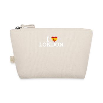 J’aime Londres Madrid Espagne Drapeau Entendre Cool Paris - Trousse biologique - nature - Devant