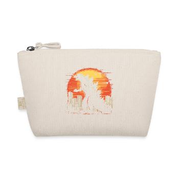 Kaiju Monster Design Sunset Geschenkidee - Bio-Täschchen - Natur - Vorne