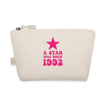 Une star est née en 1992 Anniversaire - Trousse biologique - nature - Devant