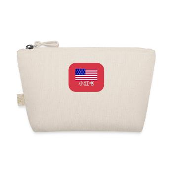 Xiao Hong Shu Amerikanische Flagge Design Xiao - Bio-Täschchen - Natur - Vorne