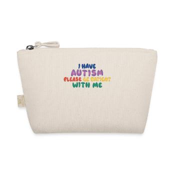 Autismus-Bewusstsein Bitte haben Sie Geduld mit - Bio-Täschchen - Natur - Vorne