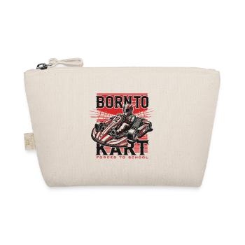 Le look rétro de Born To Kart est parfait pour les fans de kart - Trousse biologique - nature - Devant