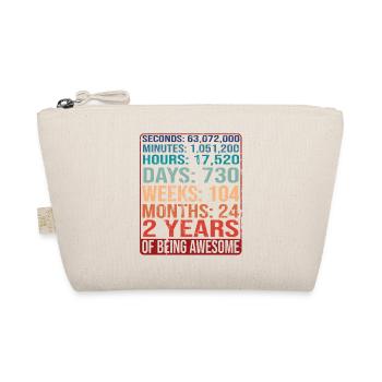 2 ans ! Cadeau d’anniversaire pour les 2 ans - Trousse biologique - nature - Devant