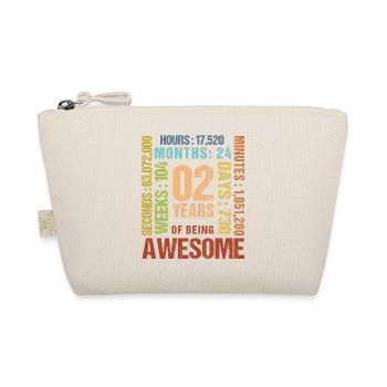 2 ans ! Cadeau d’anniversaire pour les 2 ans - Trousse biologique - nature - Devant