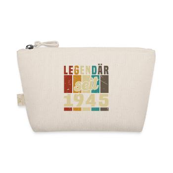 Legende seit 1945 Geburtstagsgeschenk - Bio-Täschchen - Natur - Vorne