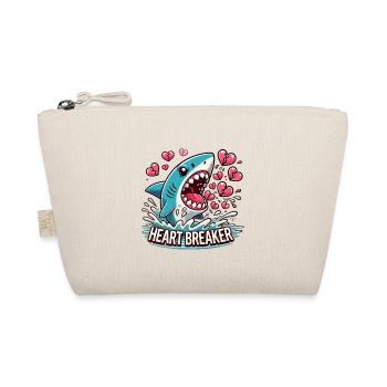 Saint-Valentin Shark Diver Coeur En Amour Vacances en Mer - Trousse biologique - nature - Devant