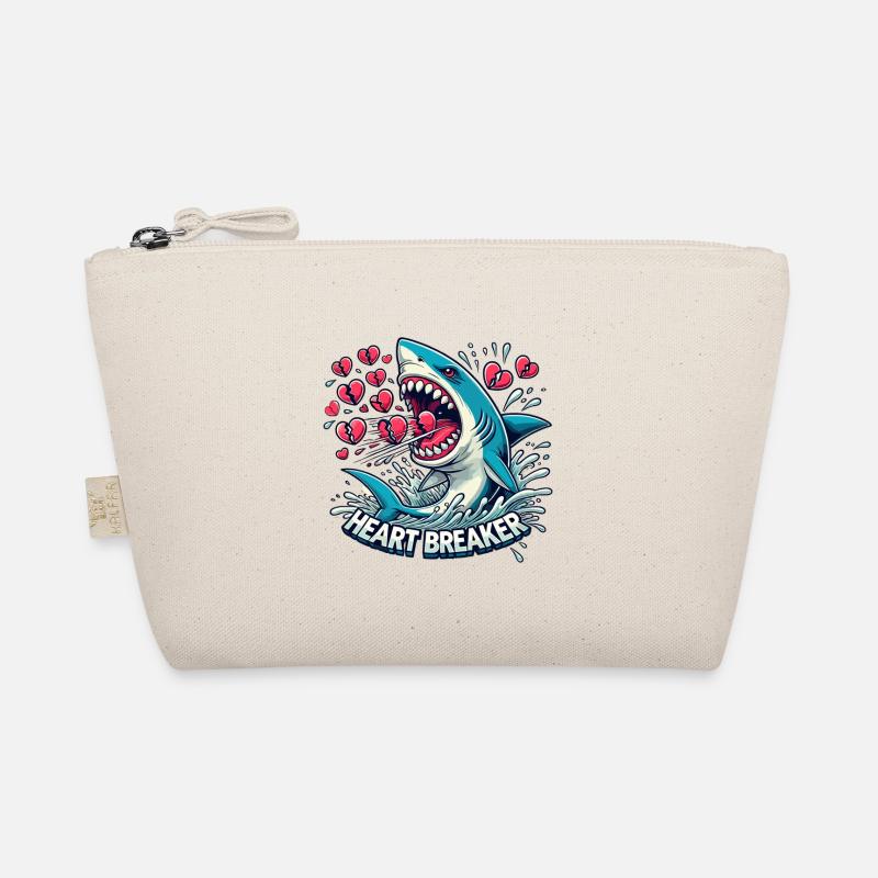 Saint-Valentin Requin Plongeur Vacances Coeur Drôle Mer Trousse biologique