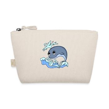 Whale Animal Ocean Graphic - Organic Pouch - nature - Front