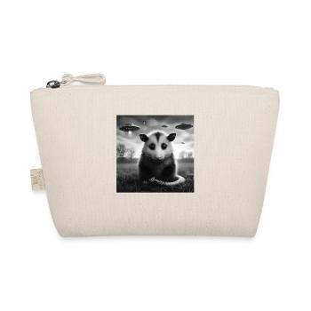 Opossum Funny Graphic Selfie avec des OVNI Étrange Alien - Trousse biologique - nature - Devant