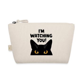 I ́m watching you Cat humor funny - Organic Pouch - nature - Front