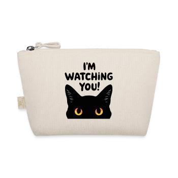 I ́m watching you Cat humor funny - Organic Pouch - nature - Front