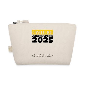 Jugendweihe 2025 Gästebuch Geschenk Mädchen Jungen - Bio-Täschchen - Natur - Vorne