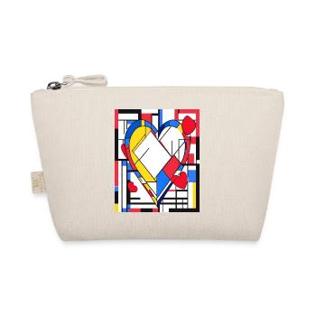 Heart for art lovers - Organic Pouch - nature - Front