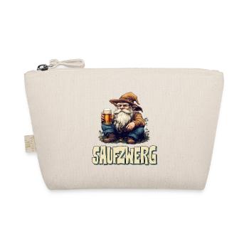 Saufzwerg - funny carnival carnival - Organic Pouch - nature - Front