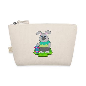 Hase Skater Skateboard - Bio-Täschchen - Natur - Vorne