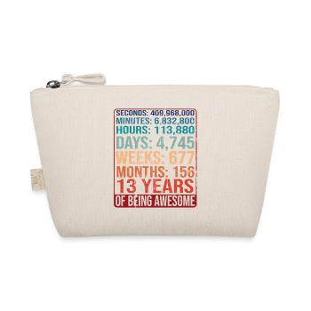13 ans ! Cadeau d’anniversaire 13e anniversaire - Trousse biologique - nature - Devant