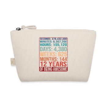 12 ans ! Cadeau d’anniversaire 12e anniversaire - Trousse biologique - nature - Devant