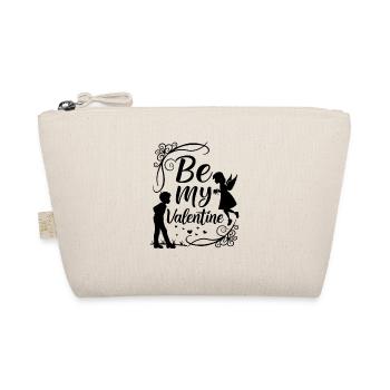 Be my Valentine - Liebe - Geschenk - Bio-Täschchen - Natur - Vorne