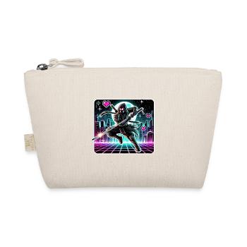 Ninja Samurai Anime Gamer Sci-Fi Futuristic manga - Organic Pouch - nature - Front