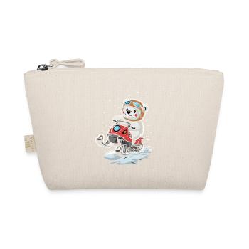 Ours polaire mignon sur motoneige - Trousse biologique - nature - Devant
