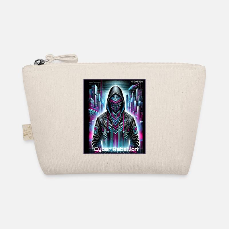Cyber Rebellion – Neon Warrior Organic Pouch