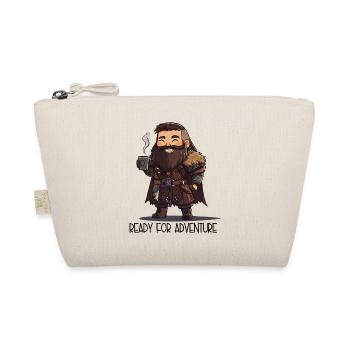 Prêt pour l’aventure – Personnage de RPG avec un café - Trousse biologique - nature - Devant