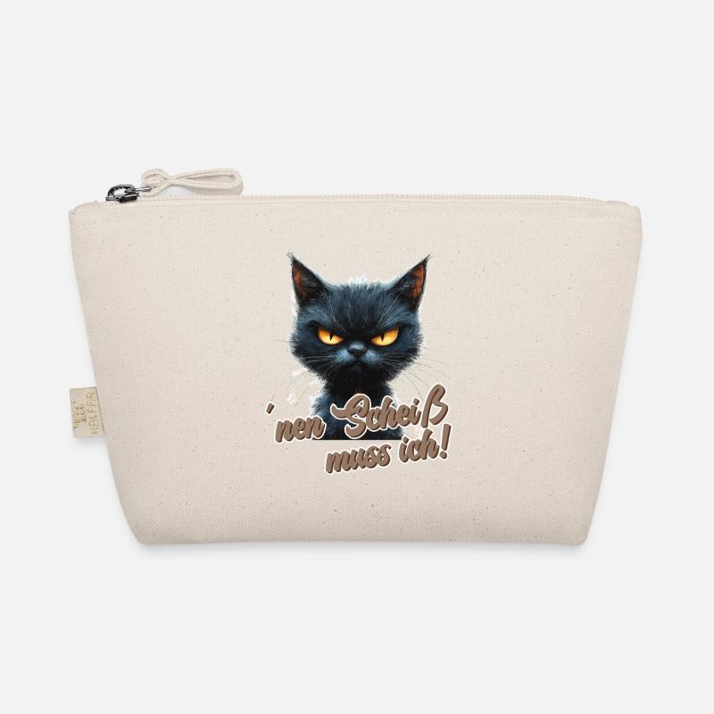 Funny cat with saying Organic Pouch