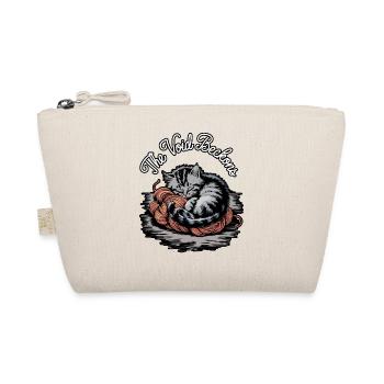 Le vide attire le chat mignon Design d’humour noir - Trousse biologique - nature - Devant