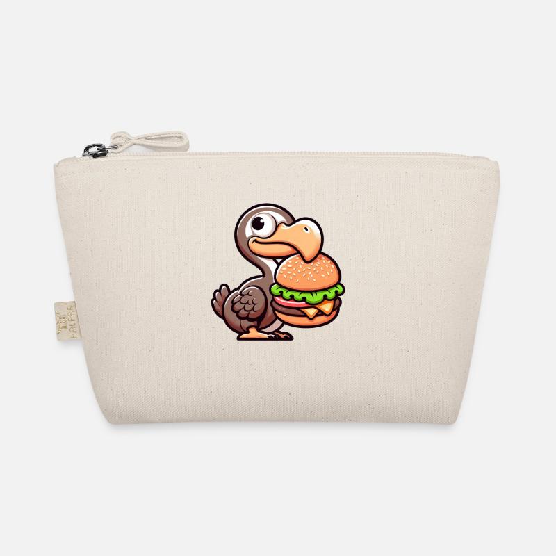 Skurriler Dodo Burger Chibi Hamburger Bio-Täschchen