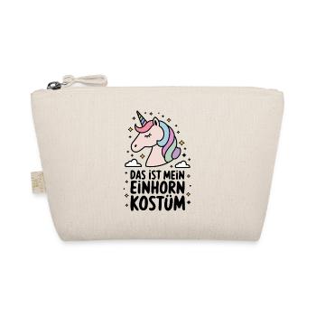 Das ist mein Einhorn Kostüm - Bio-Täschchen - Natur - Vorne