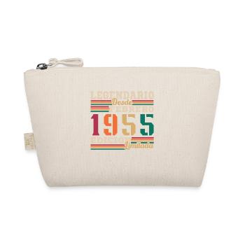Februar 1955 Vintage Geburtstag 1955 Geschenk - Bio-Täschchen - Natur - Vorne
