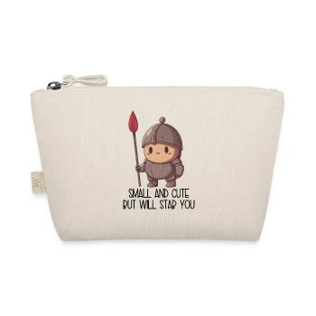 Petit et mignon mais qui te poignardera – Süßer Krieger - Trousse biologique - nature - Devant