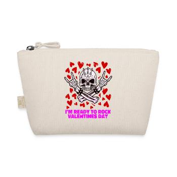 xoxo love you amore Flowers Women Valentine day 14 - Organic Pouch - nature - Front