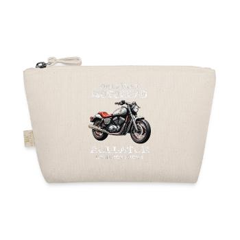 I DON'T KNOW GRANDPA MOTORCYCLE ROLLATOR - Organic Pouch - nature - Front