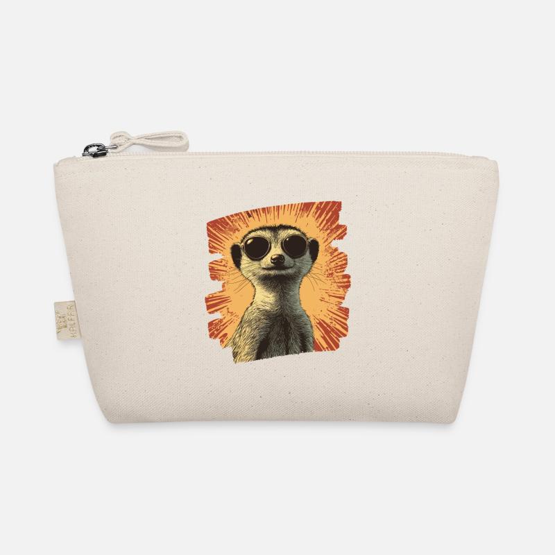 Erdmännchen Retro Bio-Täschchen