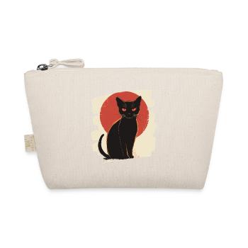 Black cat - Organic Pouch - nature - Front