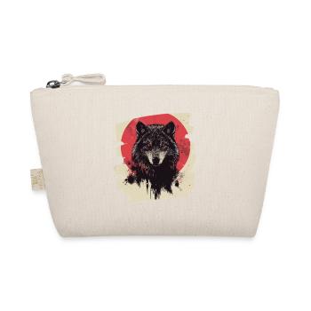 Wolf Retro - Bio-Täschchen - Natur - Vorne