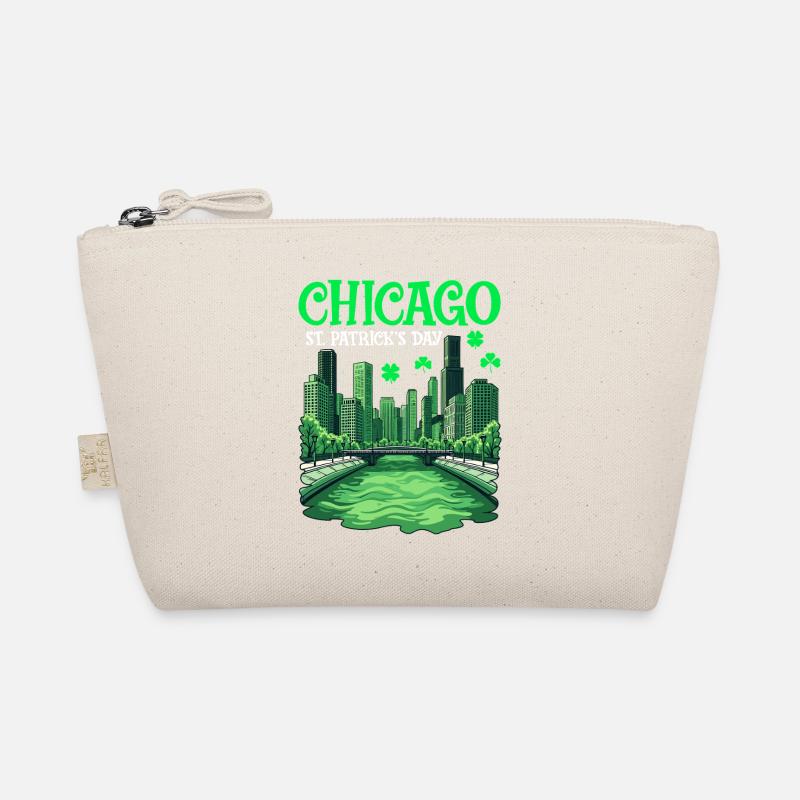 Chicago River St. Patrick's Day Bio-Täschchen